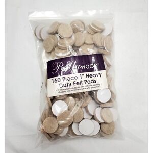 Bellawood ◇ 160 PCS  ◇ 1" Heavy Duty Felt Pads W/Adhesive Backing ◇ New